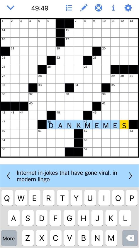 Many a reaction meme nyt crossword - Reacted to a meme, informally Crossword Clue. Mini Clues / By Nate Parkerson. Reacted to a meme informally NYT Mini Answers are listed below. Did you came up with a …